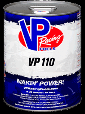 VP 110 Racing Fuel | Container: 5 Gallon Pail | Shipped as: 1 x 5 Gallon Pail - Leaded Racing Fuel